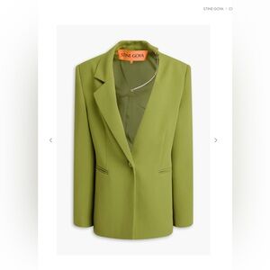 STINE GOYA Olive & Metal Accent Blazer